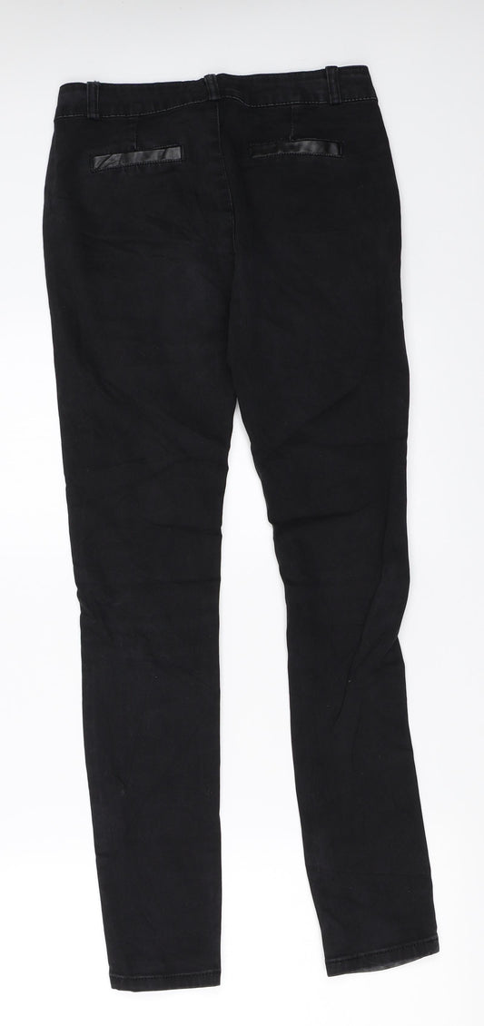 Freesia Womens Black Skinny Jeans Size S L29 in