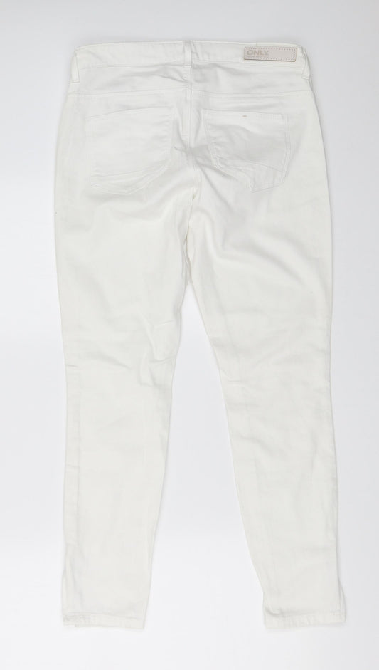 Only Womens White Skinny Jeans Size 29 in L26 in
