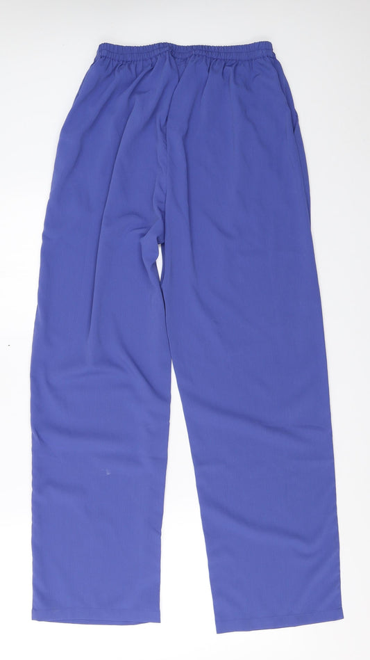 Edmee Womens Blue Trousers Size 42 L29 in