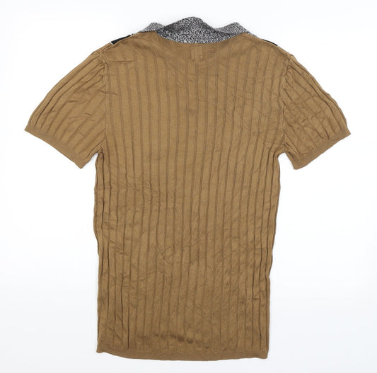 River Island Womens Brown Basic T-Shirt Size M