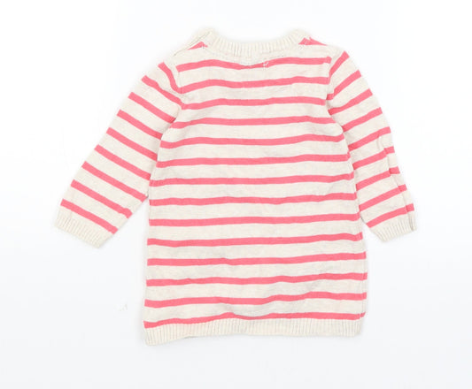 Early Days Baby Ivory Striped Pullover Jumper Size 6-9 Months