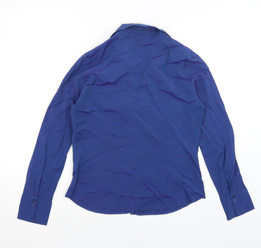 Dorothy Perkins Womens Blue Basic Button-Up Size 14
