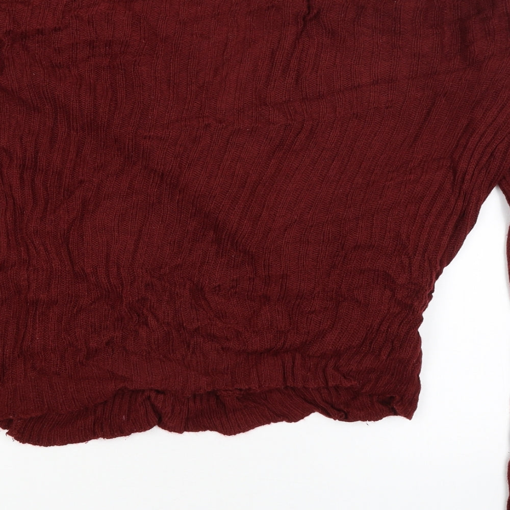 Pep & Co Womens Red Pullover Jumper Size 10
