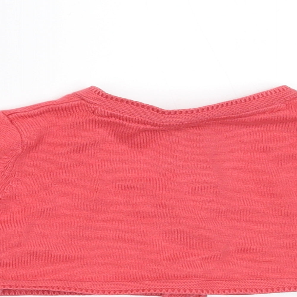 Marks and Spencer Girls Pink Cardigan Jumper Size 3-6 Months