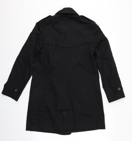 Imea Womens Black Rain Coat Coat Size 10 - Rain Coat