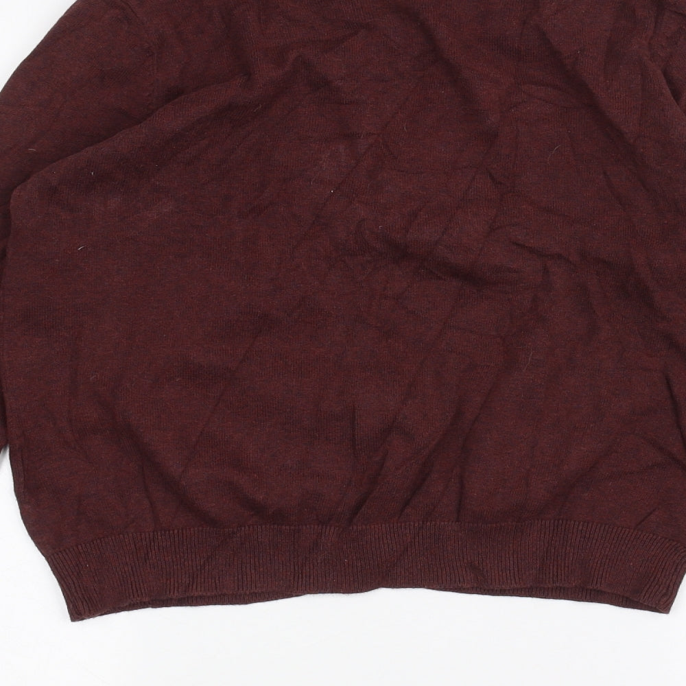 H&M Womens Red Cardigan Jumper Size L