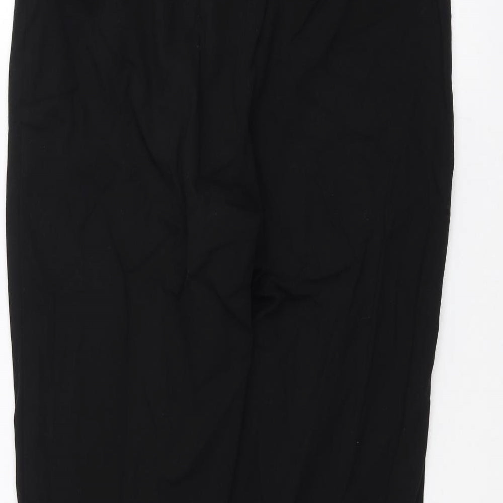Marks and Spencer Womens Black Trousers Size 10 L24 in