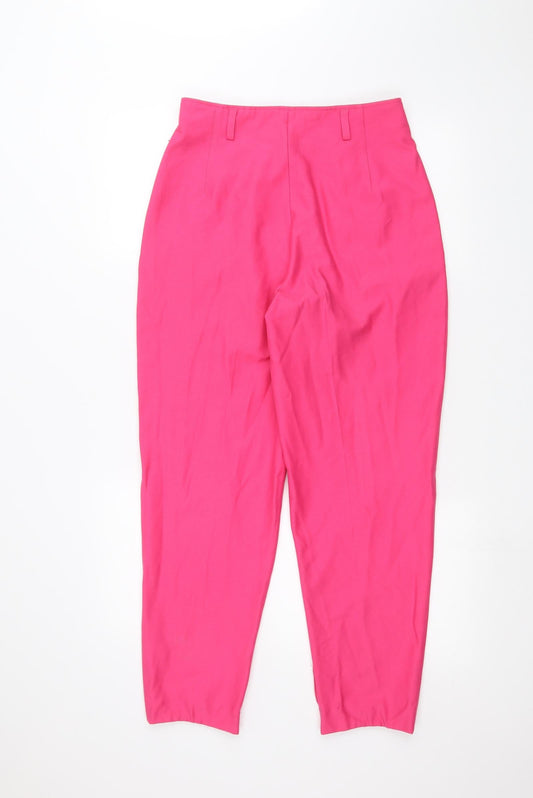 VIA MORO Womens Pink Trousers Size 14 L25 in