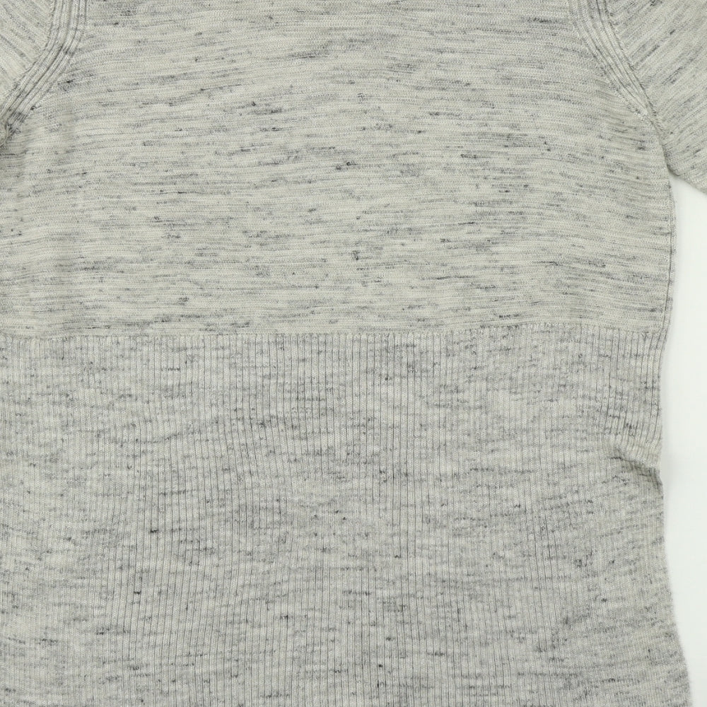 M&S Womens Grey Pullover Jumper Size 8