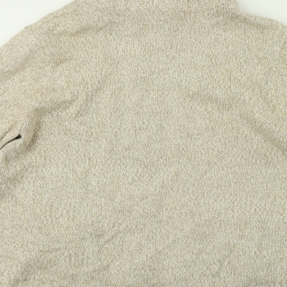 BHS Womens Beige Full Zip Jumper Size 16