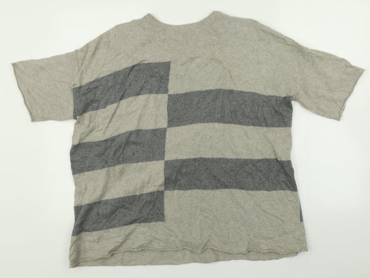 Stefanel Mens Multicoloured Pullover Jumper Size S