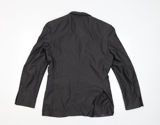 Limited Mens Black Jacket Suit Jacket Size 36