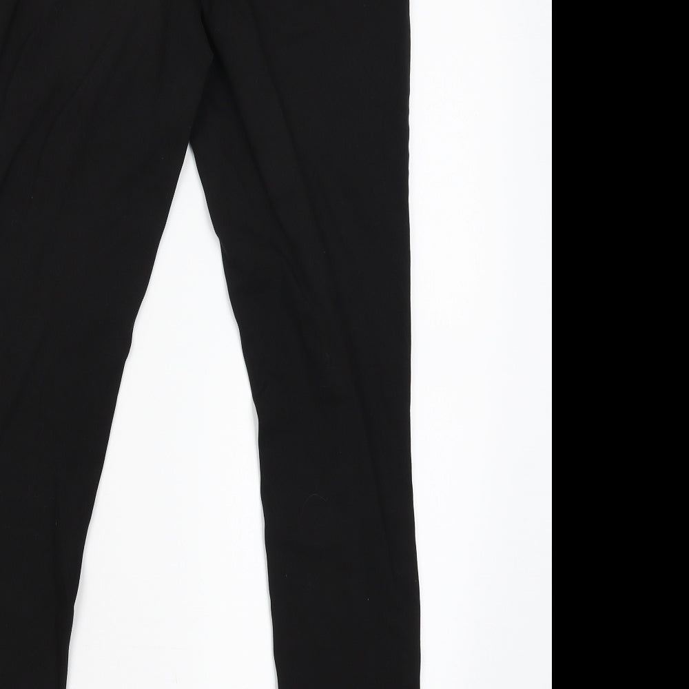 NEXT Womens Black Trousers Size 8 L26 in