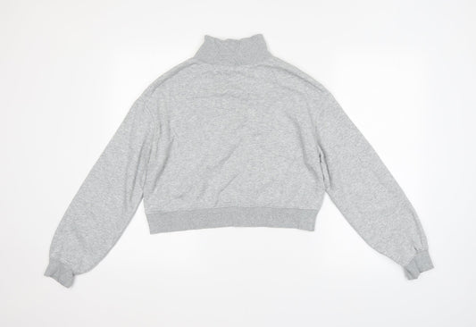 H&M Womens Grey Pullover Sweatshirt Size S