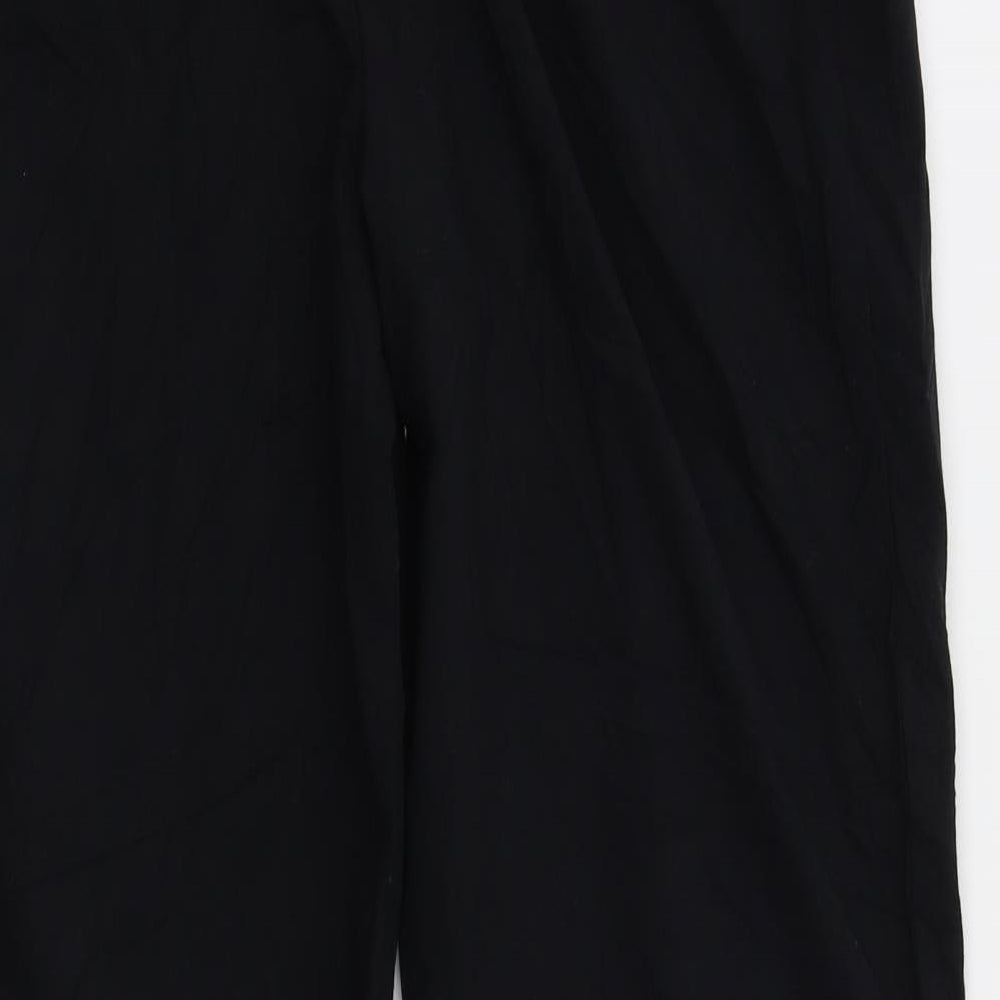 M&S Womens Black Trousers Size 12 L28 in