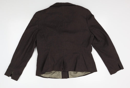 NEXT Womens Brown Jacket Blazer Size 18