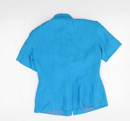 Wallis Womens Blue Jacket Blazer Size 10