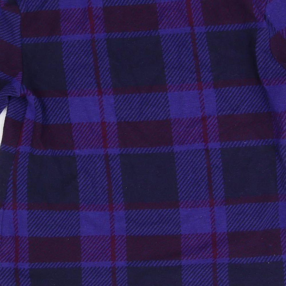 M&S Womens Multicoloured Check Pullover Jumper Size 6