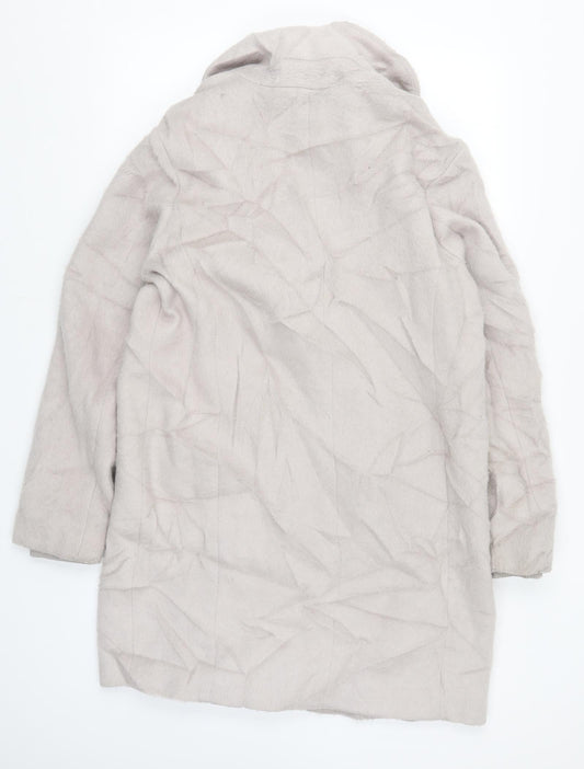 Atmoshere Womens Grey Overcoat Coat Size 14