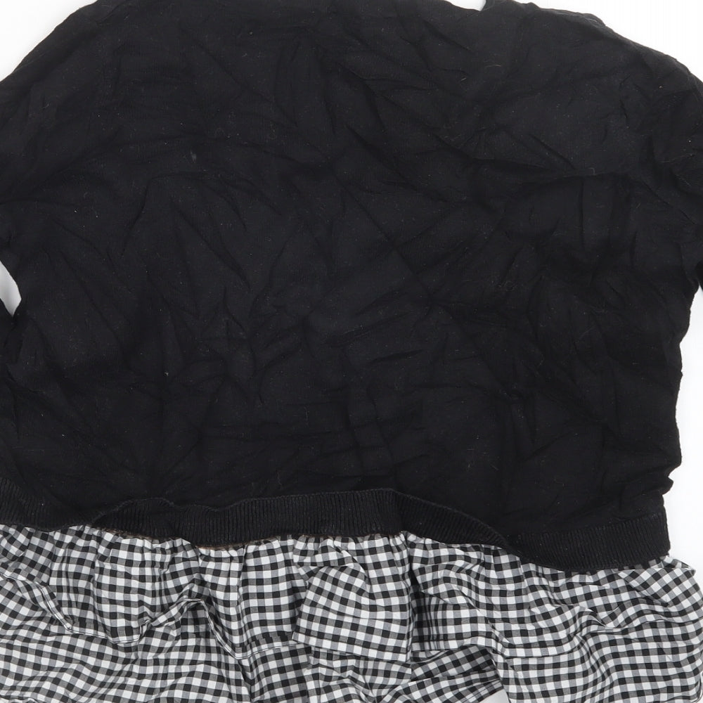 Topshop Womens Black Pullover Jumper Size 10