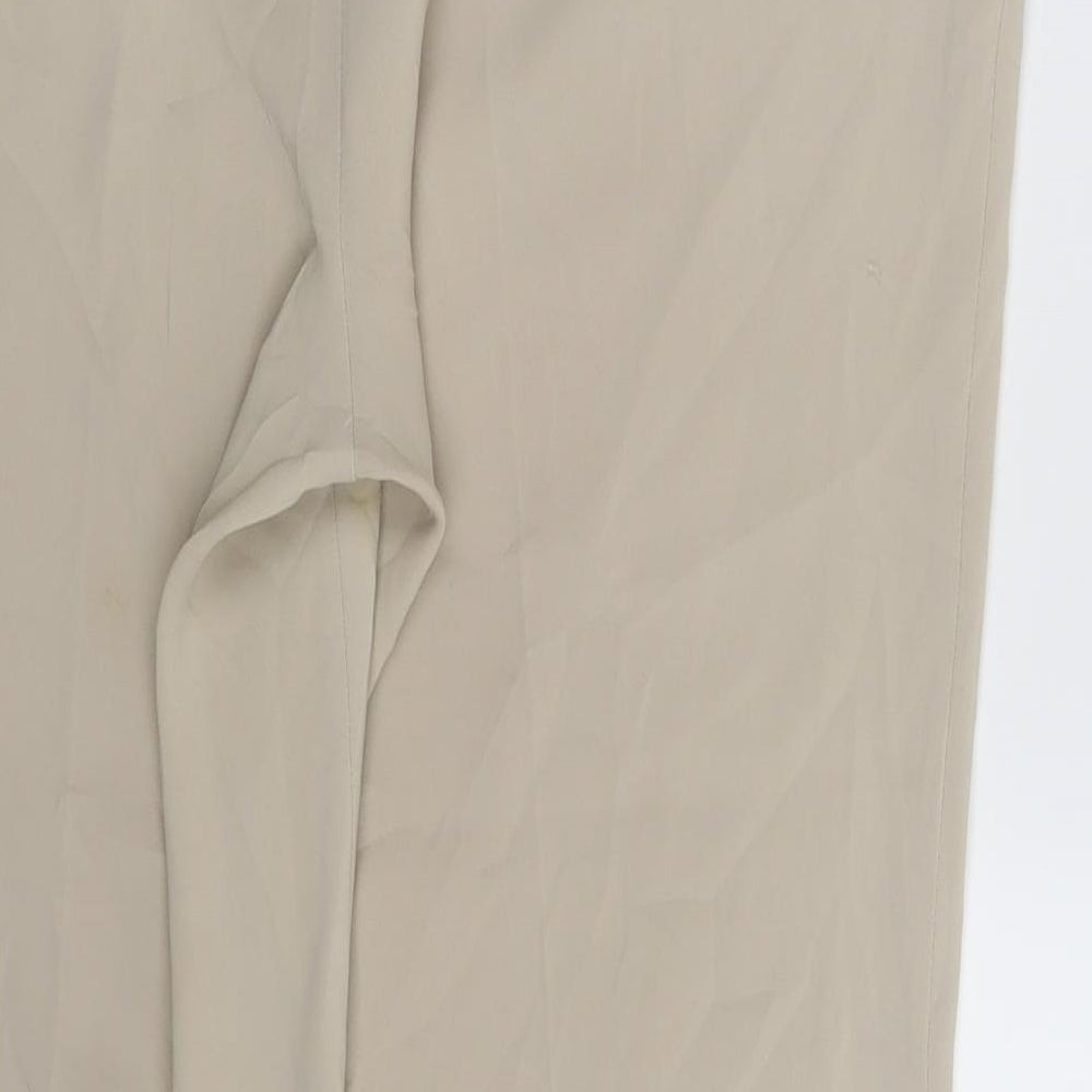 Marcona Womens Beige Chino Trousers Size 18 L28 in