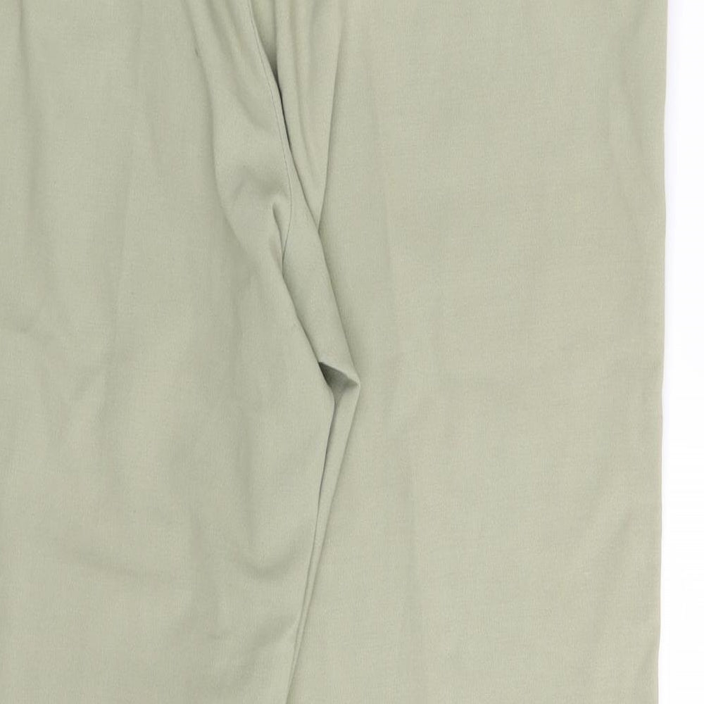 Bonmarché Womens Green Dress Pants Trousers Size 18 L28 in