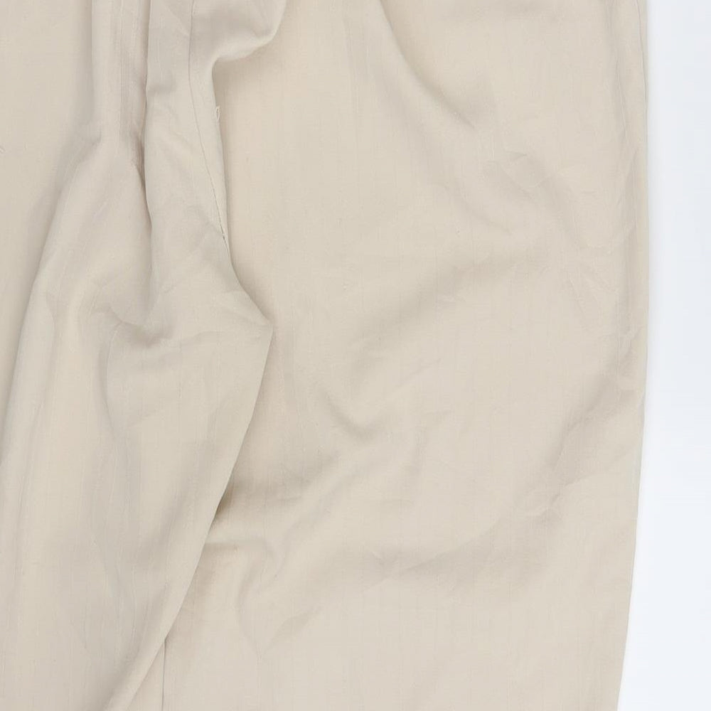 Preworn Womens Beige Dress Pants Trousers Size 40 in L27 in