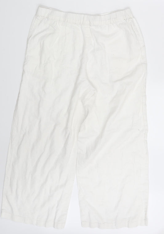 Just Living Womens White Sweatpants Trousers Size S L25 in