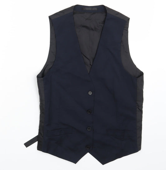 165 Mens Blue 3-in-1 Jacket Waistcoat Size 36