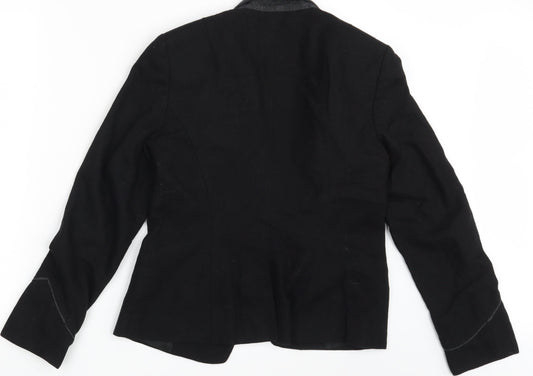 Great Plains Womens Black Jacket Blazer