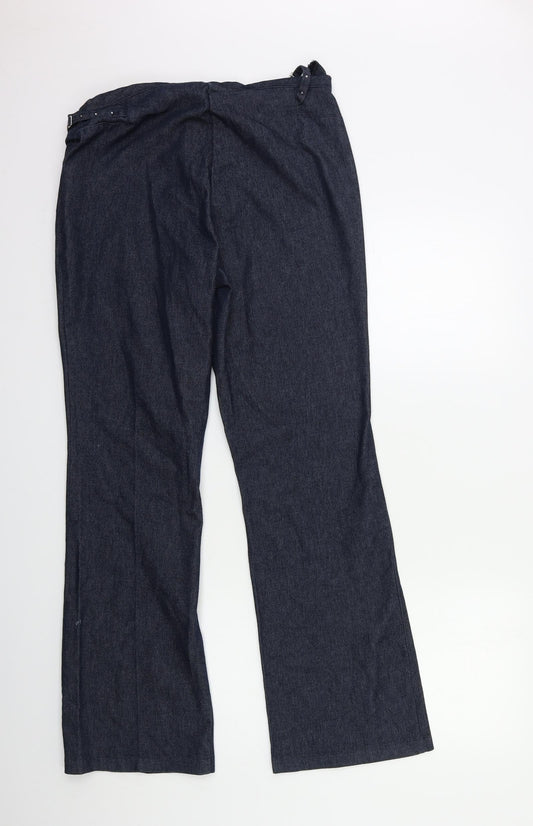 Joie de Vivre Womens Blue Denim Flared Jeans Size 30 in L30 in