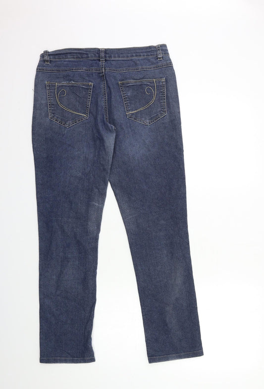 Nkd Womens Blue Denim Skinny Jeans Size 8 L29 in