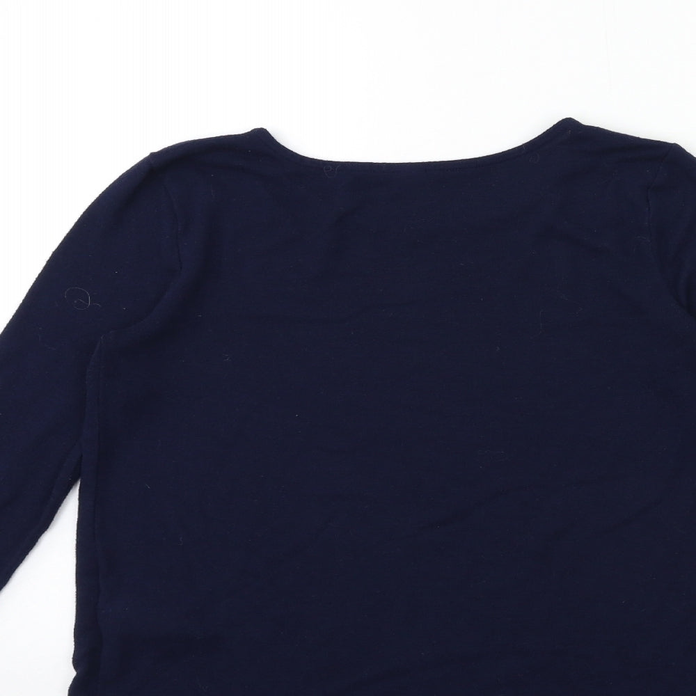 Old Navy Womens Blue Knit Pullover Jumper Size XS