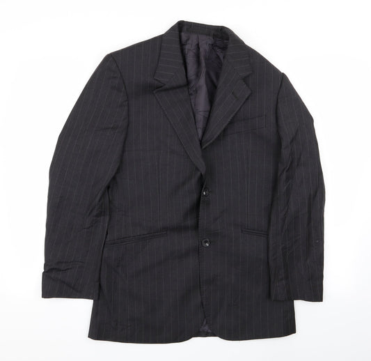 T.M jewin Mens Grey Striped  Jacket Blazer Size S