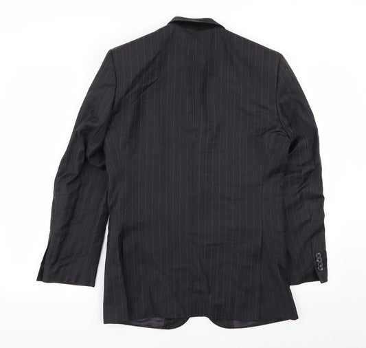 T.M jewin Mens Grey Striped  Jacket Blazer Size S