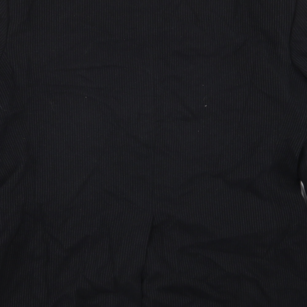 Lakeland Mens Black Striped Jacket Blazer Size 38