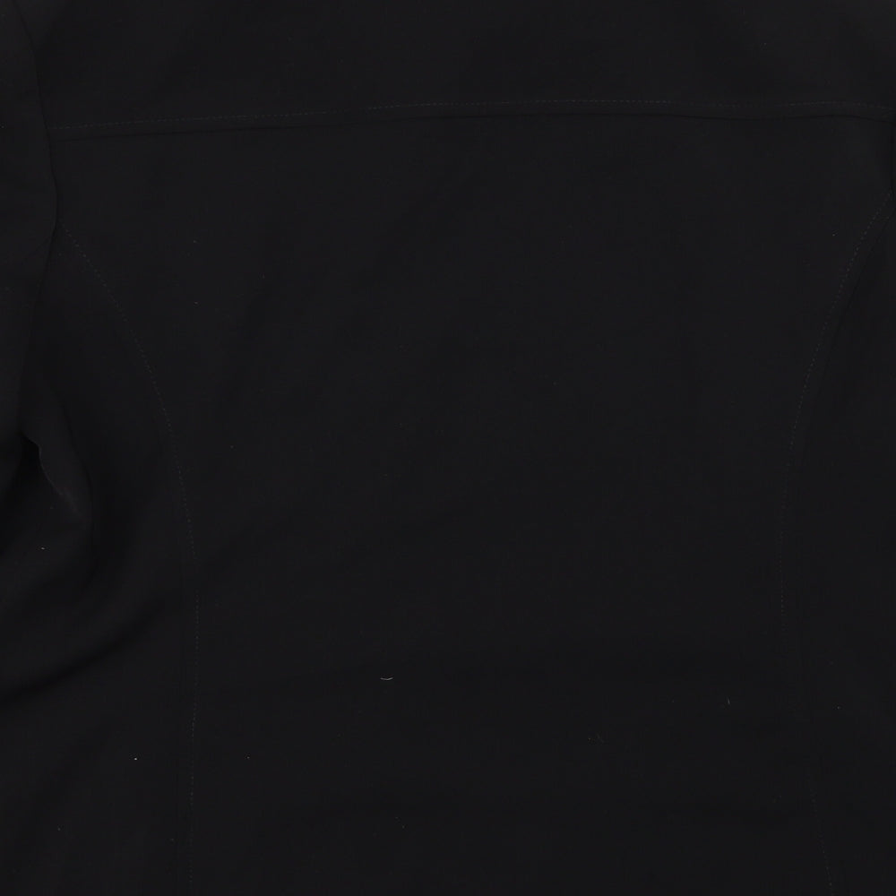 AMARANTO Womens Black Jacket Blazer Size 16