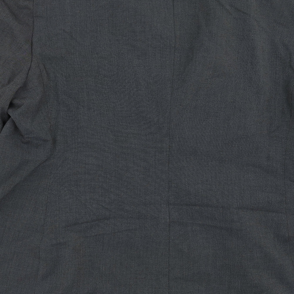 NEXT Womens Grey Jacket Suit Jacket Size 16