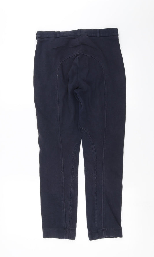 bridleway Womens Blue Trousers Size 30 in L27 in