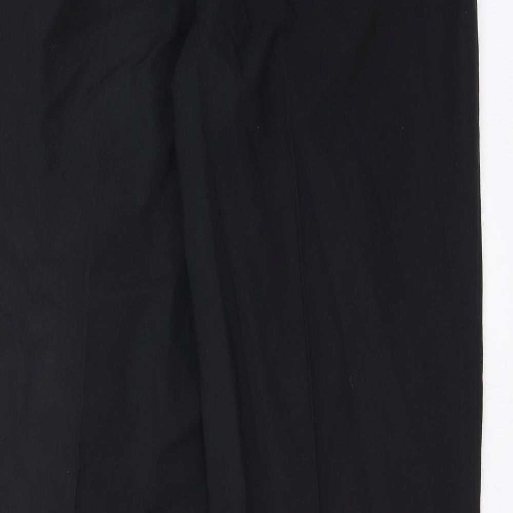 BHS Womens Black Trousers Size 10 L28 in
