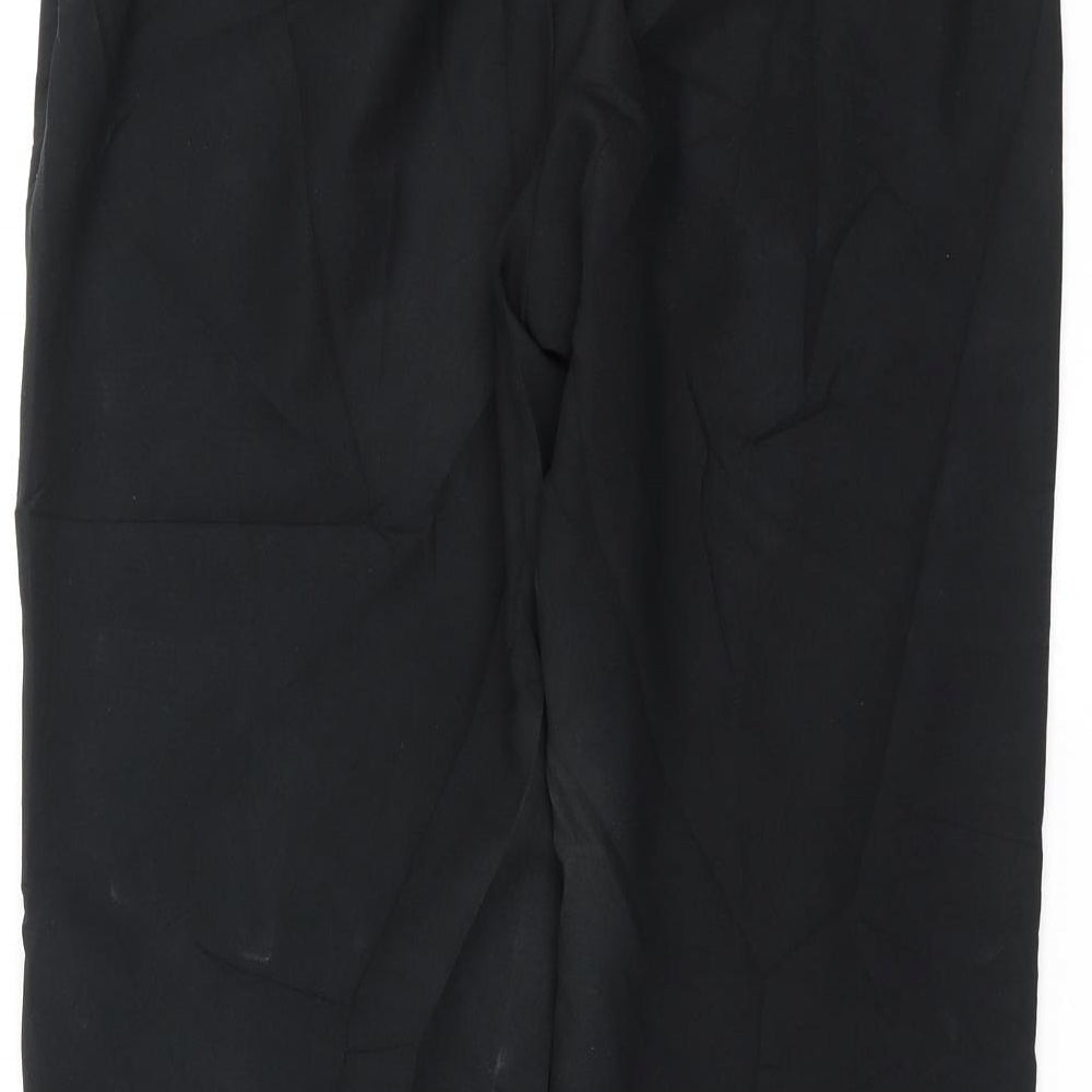 Marks and Spencer Womens Black Trousers Size 14 L29 in