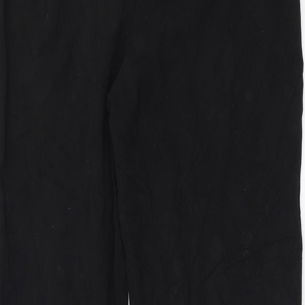 Wallis Womens Black Trousers Size 18 L29 in