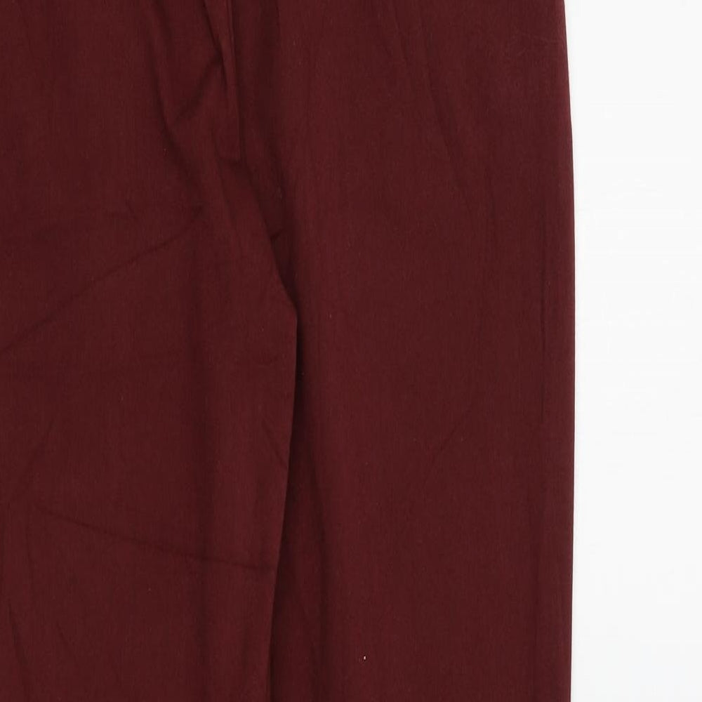 LIMITED COLLECTION Womens Red Trousers Size 10 L30 in