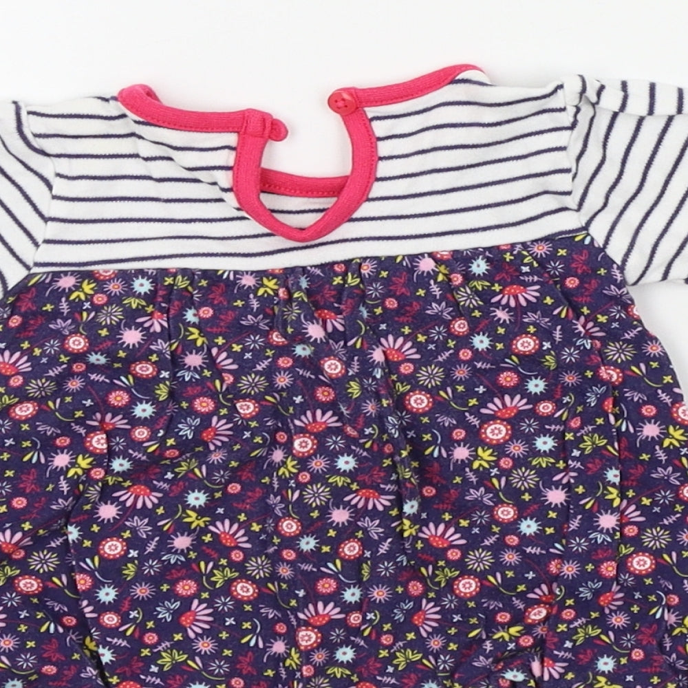 George Girls Multicoloured Floral Fit & Flare Size 0-3 Months