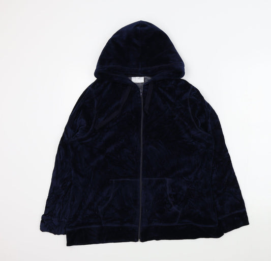 cotswold Womens Blue   Full Zip Jumper Size L