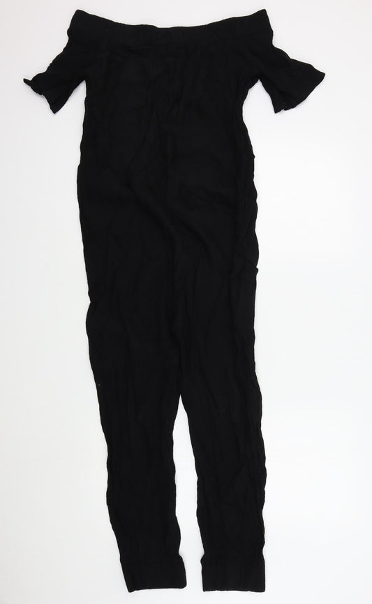 Zara Womens Black Colourblock Bodysuit One-Piece Size XS L23 in