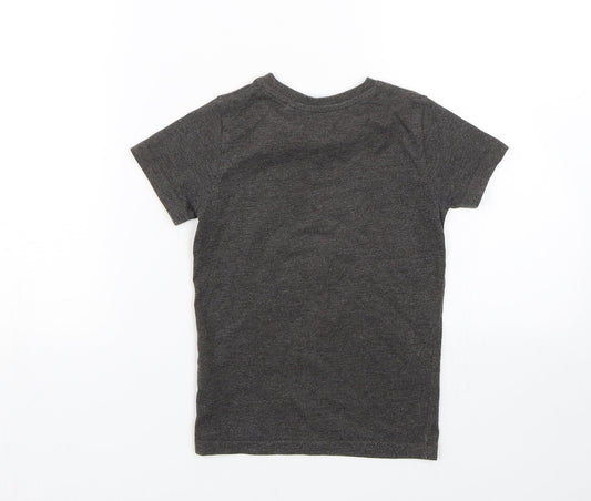 NEXT Boys Grey Basic T-Shirt Size 4 Years