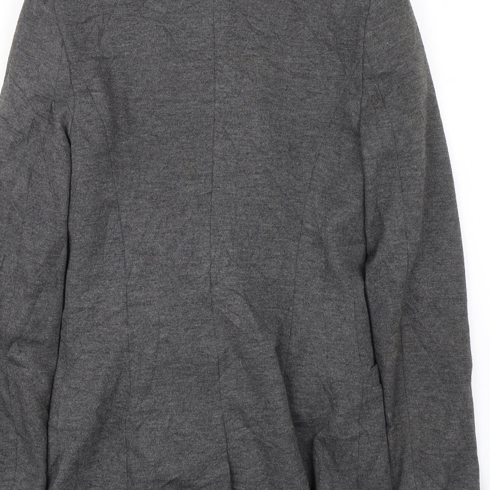 Denim co Womens Grey Jacket Suit Size 8