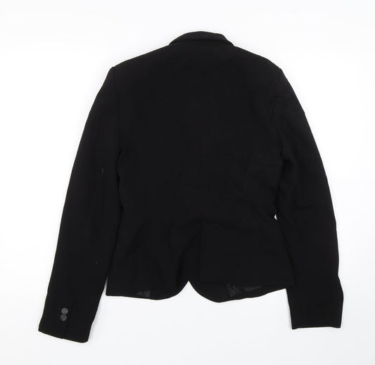 Zara Womens Black Jacket Suit Size S