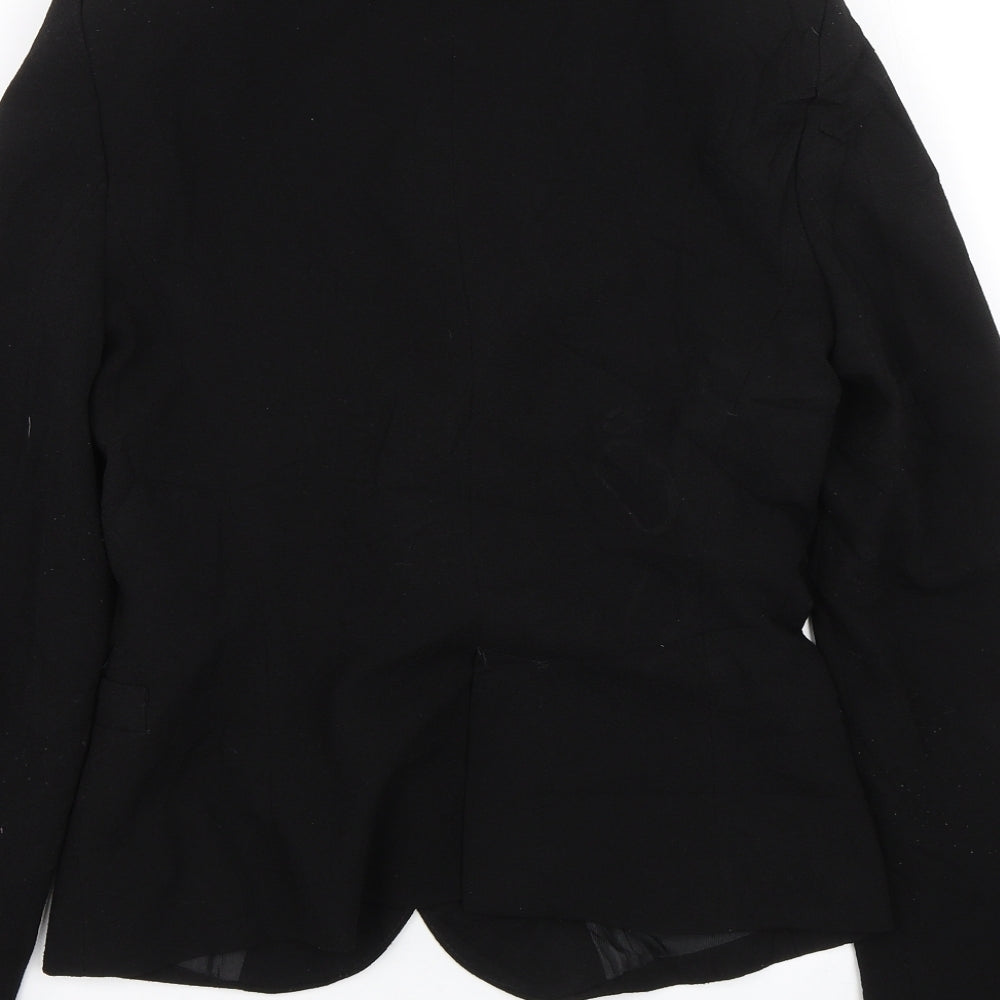 Zara Womens Black Jacket Suit Size S